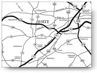 Maps of Montgomery County, Routes 422 and 29