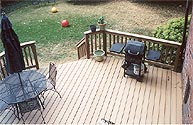 Decks made with Trex Decking Materials