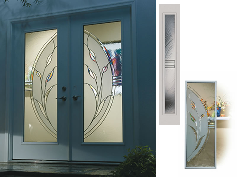 Large photos of Manhattan Collection of Decorative Glass Inserts for Front Doors