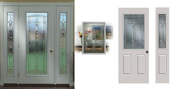 Large photos of Hampton Collection of Decorative Glass Inserts for Front Doors