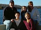 Photo of Jeff and Heather Rickert and family at Arrowhead Lake