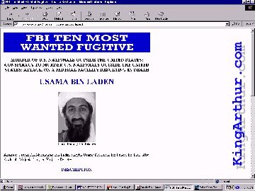 Bin Laden FBI Wanted Poster