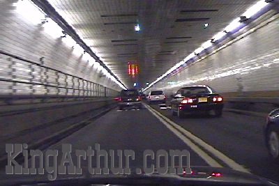 The Holland Tunnel Into New York City
