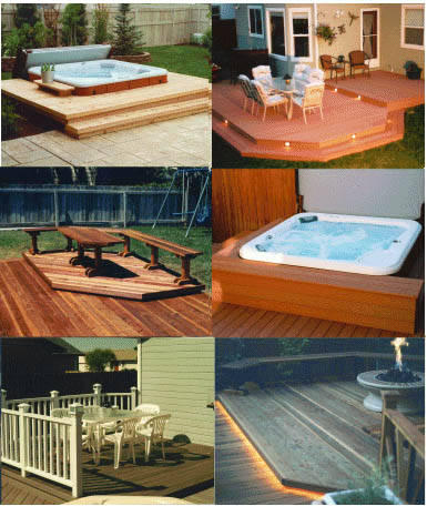 Photos of Decks built with DeckIT Deck Spacers