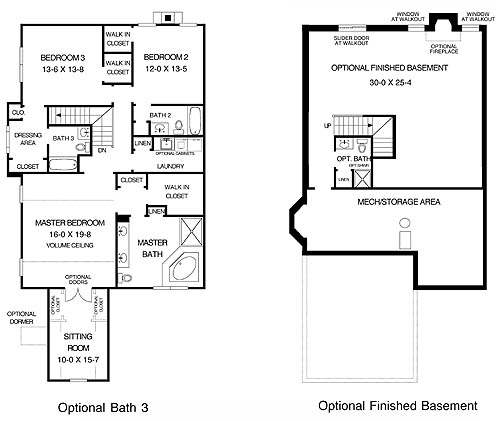 Optional Floor Plans
