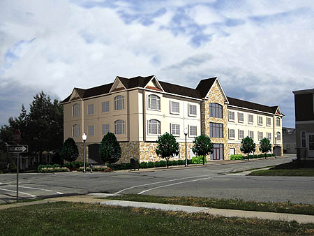 Hill View Commons Building Rendering