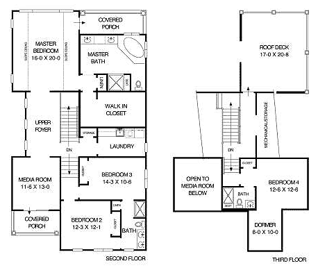 Second Floor Plans