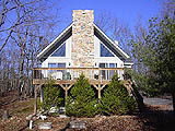 Front View of Indian Mountain Lakes Rental Real Estate