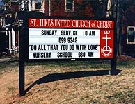 Box Signs For Churches