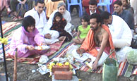 TRS Bhoomi puja Feb 2005