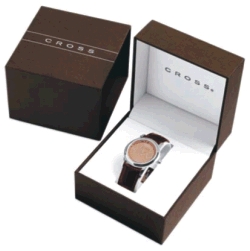 Cross Timepiece Gift Box - Natural wood presentation box also available