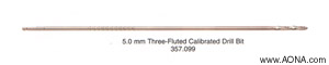 5.0mm Three-Fluted Calibrated Drill Bit-357.099