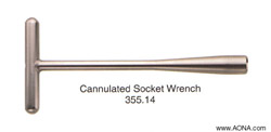 cannulated socket wrench