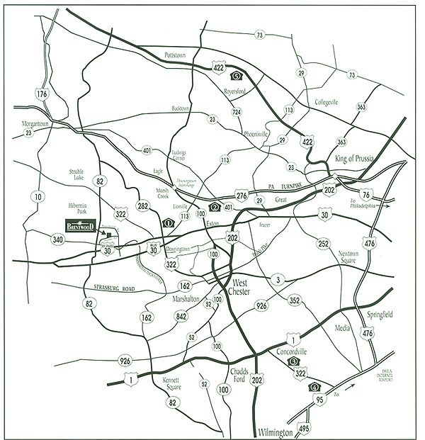 Map of the Philadelphia Region