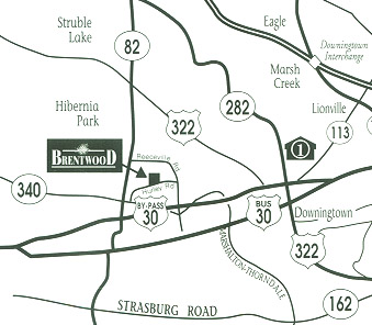 Closeup Map Driving Directions