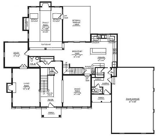 model home floor plan